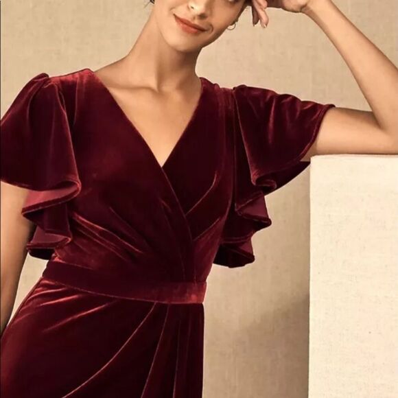 BHLDN Dover  Velvet Dress size 4 - Picture 5 of 16